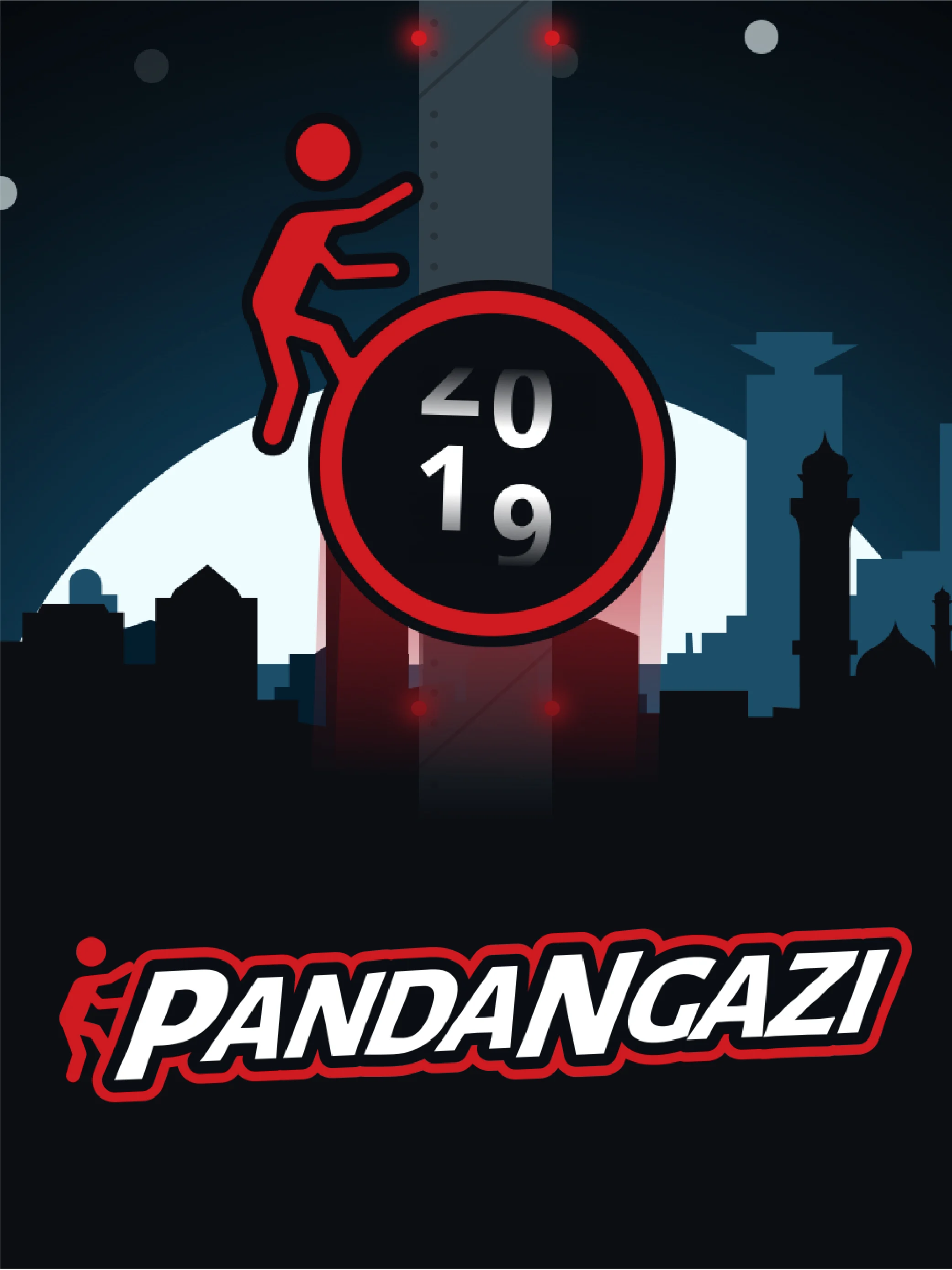 Tarjeta de juego con mascota panda y estética amigable.
