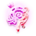 Juego dulce con sensación arcade y iconografía de bono.